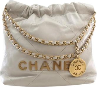 Chanel Pre-owned Vintage Quilted Satchel - Pre-owned - Mujer - Blanco - ONE SIZE