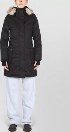 Nobis hooded parka coat