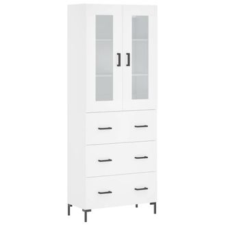Berkfield Home Highboard White 69.5x34x180 cm Engineered Wood