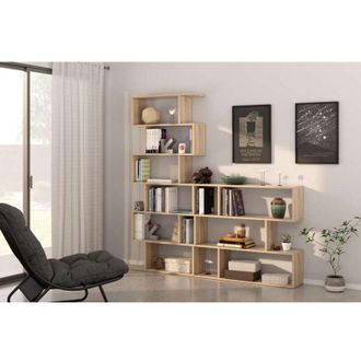 Calicosy Libreria/scaffale da terra 6 vani rovere canadian