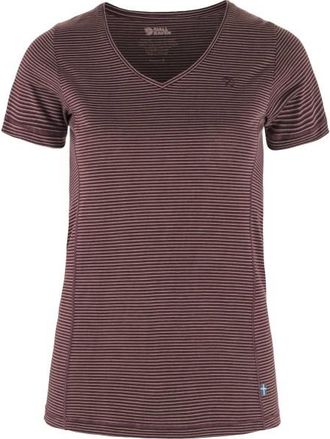 Fj&auml;llr&auml;ven Abisko Cool T-Shirt f&uuml;r Damen | lila