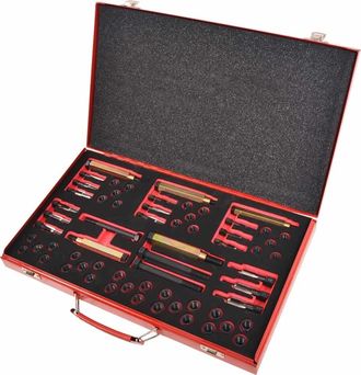 vidaXL Kit Reparaci&oacute;n Rosca Buj&iacute;a Incandescente 63 Pzas M8 M9 M10 M12 Vidaxl