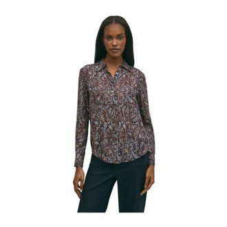 Brooks Brothers Blusa con Hombros Ca&iacute;dos Estampado Paisley - Blouses & Shirts - Mujer - Multicolor - XS