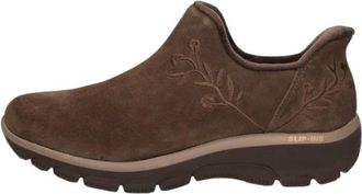 Skechers Slip-ins Relaxed Fit: Easy Going - Dames - Schoenen - Bruin - Maat: 41 EU