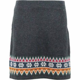 Skhoop Womens Scandinavian Knee Midi Skirt In Graphite