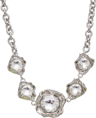 Oscar De La Renta Crystal Nest Necklace
