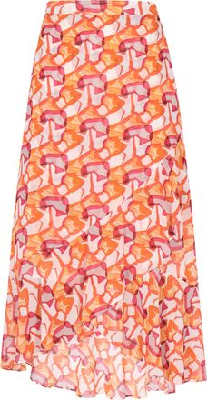 Faina Rock Dames Oranje Veelkleurig