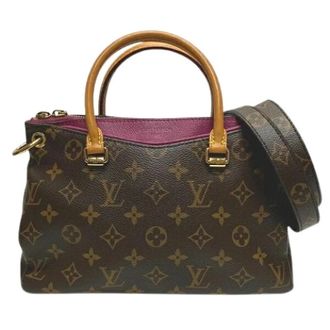 Louis Vuitton Pre-owned Handbags, female, Brown, Size: ONE SIZE Pre-owned Pallas BB Monogram 2way bag