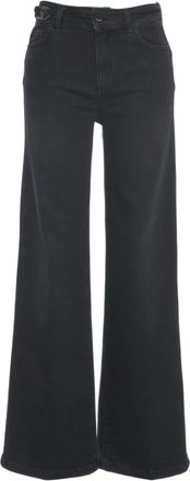 Liu Jo Dames, Jeans, Zwart, Maat: W26 Denim