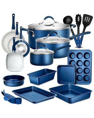 Nutrichef 20Pc Non-Stick Cookware Set
