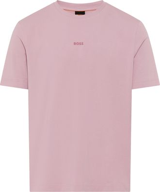 Boss Orange by Hugo Boss T-Shirt BOSS ORANGE TChup, Herren, Gr. 4XL, light, pastel lila539, Single Jersey, Obermaterial: 96% Baumwolle, 4% Elasthan, unifarben, relaxed fit h&uuml;f