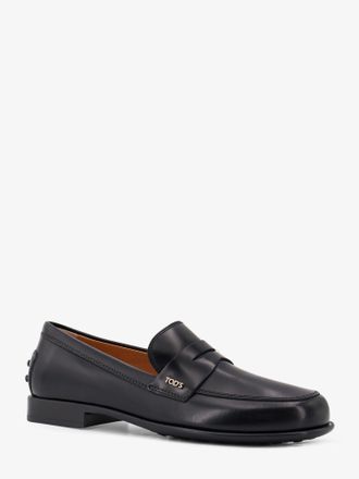 Tod's Womens Loafers Gommini Leather Black