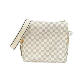 Louis Vuitton Pre-owned Cross Body Bags, female, Beige, Size: ONE SIZE Pre-owned Naviglio Damier Azur Shoulder Bag