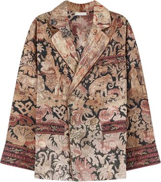 Pierre-Louis Mascia Cialda Jacket - Dames - Blazers - Veelkleurig - XS - Leer - Jassen