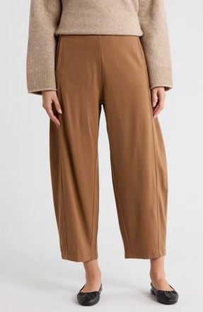 Max Studio Ponte Barrel Pants in Vicuna at Nordstrom Rack, Size X-Small
