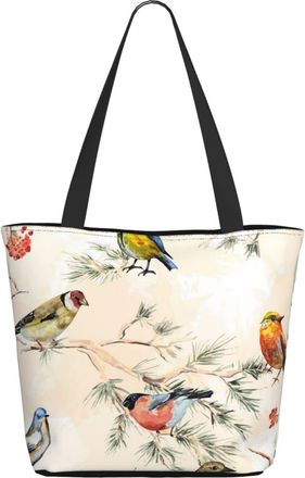 AOOEDM Animal Birds Ladies Shopping Bag 13x11x7in.The Perfect ValentineS Day Gift.It Is The Best ValentineS Day Gift For Mom, Daughter, Wife,Etc