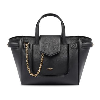 Lancel Sac Carryall S Thea - Dames - Handtassen - Zwart - ONE Size - Leer - Tassen