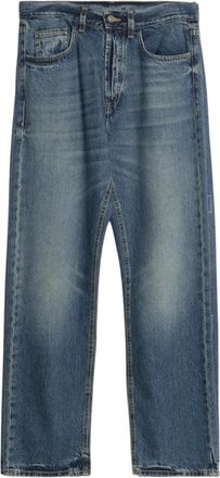 Marcelo Burlon Jeans Tapered Fit S6Cmmadp 082 - Heren - Loose Fit Jeans - Blauw - W36 - Katoen - Jeans