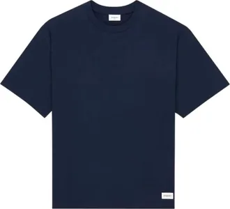 Saint Laurent Tops, Heren, Blauw, XL, SL H26 T-Shirt
