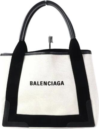 Balenciaga Pre-owned Tote Bags, female, Beige, Size: ONE SIZE Pre-owned Vintage Tote Bag