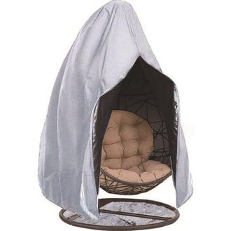 OEM Funda Para Silla De Patio Con Cremallera, Funda Grande Para Silla De Mimbre 200230 Cm, Impermeable, Funda Resistente Silla Exterior, Color Plata