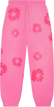 Denim Tears Mono Cotton Wreath track pants - men - Cotton - L - Pink