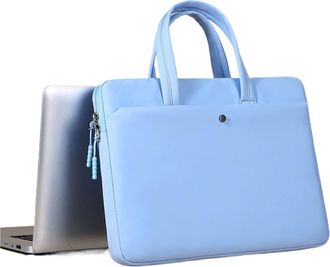 Generic Laptop Bag Laptop Case Waterproof Notebook Sleeve 13.3 14 15.6 Inch Bag Cover Computer Handbag Briefcase For Men(Blue,For 13-13.3 Inch)