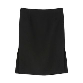 Fendi Falda midi de tubo - Skirts - Mujer - Negro - S
