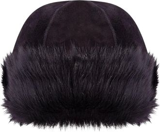 TruClothing Sheepskin Shearling Leather Toscana Beanie Round Bucket Hat