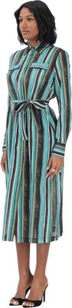 Pinko Castignano Dress - Dames - Shirt Kleedjes - Veelkleurig - XL - Kleedjes