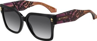 Etro 0127/S AFO/9O Womens Sunglasses Black Size 57