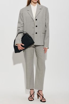 Toteme Wool Trousers, Womens, Grey