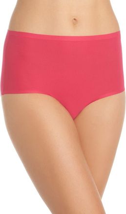 Chantelle Soft Stretch High Waist Briefs in Fluor Pink at Nordstrom