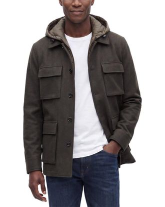 Corneliani CC Collection Wool-Blend Utility Jacket