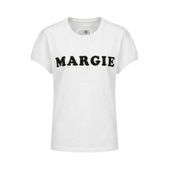 Maison Margiela T-Shirts, female, White, Size: M T-Shirt