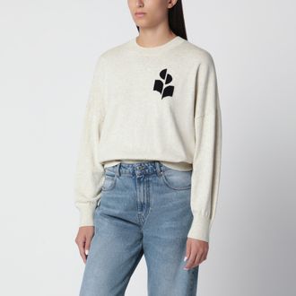 Isabel Marant Marisans Light Grey Cotton and Wool Sweater