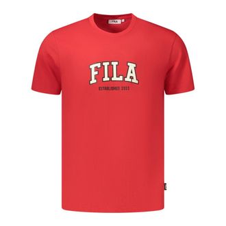 Fila T-Shirts, male, Red, Size: 2XL Rifredi T-Shirt