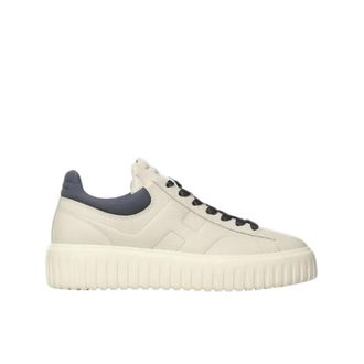 Hogan H-Stripes Sneakers - Heren - Sneakers - Beige - 45 EU - Leer - Schoenen
