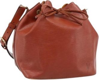 Louis Vuitton Pre-owned Bucket Bag - Dames - Vintage Tas - Bruin - ONE Size - Leer - Vintage