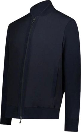 Paul & Shark Bi-Material Jas - Heren - Bomber jackets - Zwart - S - Wol - Jassen