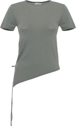 Marella Tops, Dames, Groen, M, Tule, Viscose trui met tule-look