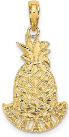 Diamond2Deal 14k Yellow Gold BAHAMAS Pineapple Charm