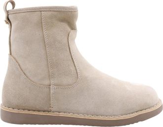 Babouche Lifestyle Stijlvolle enkellaars met Azalea - Dames - Winterlaarzen - Beige - 38 EU - Schoenen