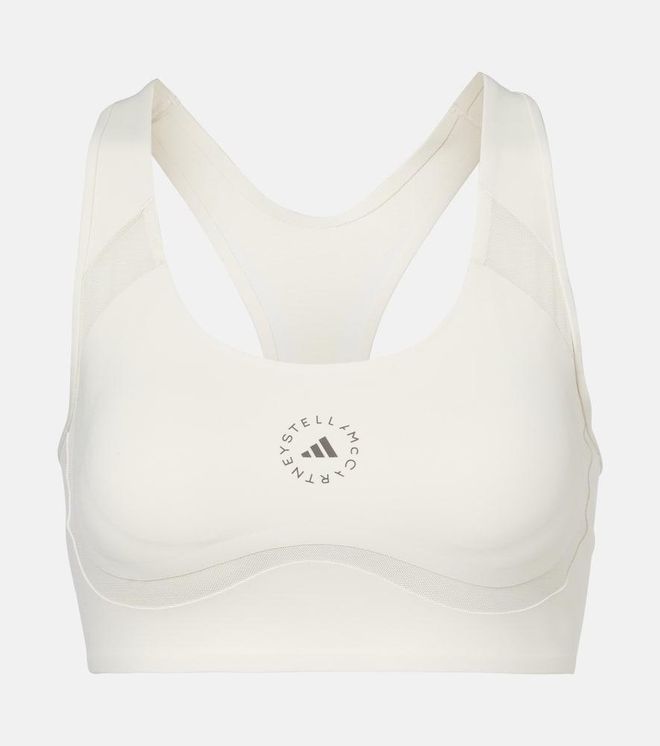 Logo padded sports bra