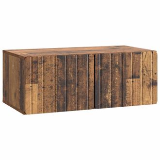 vidaXL Mueble Para Tv De Pared Madera Envejecida 78,5 X 41 X 30 Cm Vidaxl