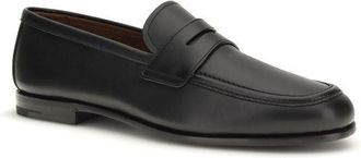 Churchs Mens Black Calf Leather Bos Taurus Slip-On Loafers