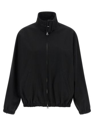 Courr&egrave;ges Buckle Zipped Bomber Jacket