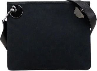 Gucci Pre-owned Cross Body Bags, female, Blue, Size: ONE SIZE Pre-owned Canvas crossbody-bags