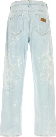Maison Margiela Mens Pockets Jeans Blue Cotton
