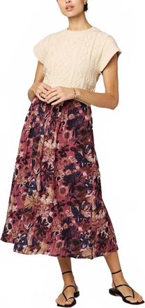 Cleobella Womens Radha Ankle Skirt In Pink